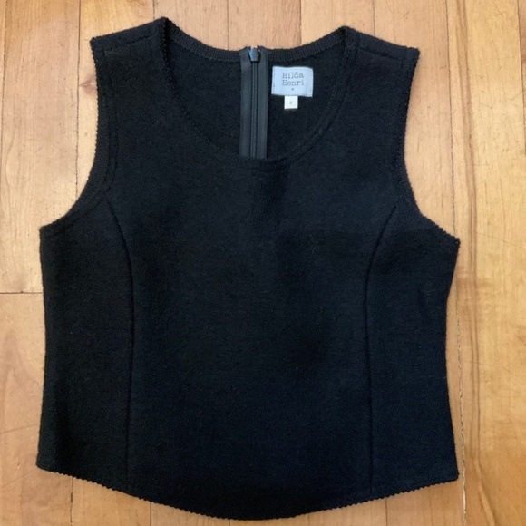 Girls boiled wool sleeveless top/vest - Picture 1 of 3